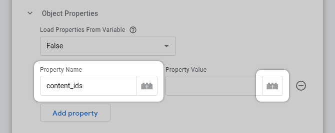 GTM Meta Pixel Event Add Object Property