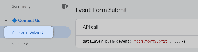 GTM Form Submit trigger in Preview mode