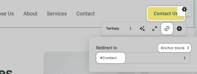 MailerLite configure CTA button link