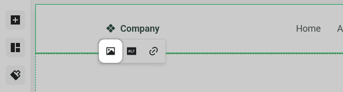 MailerLite upload logo button