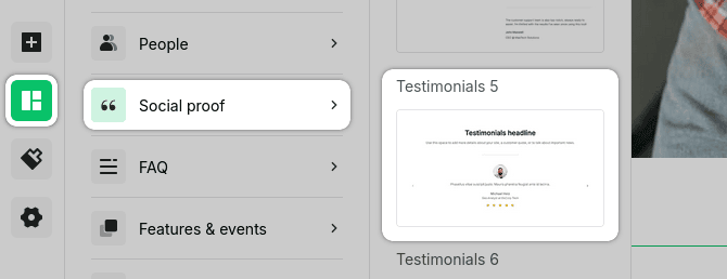 MailerLite testimonials section