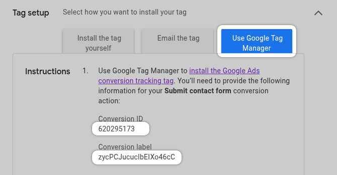 Google Ads Conversion Set Up with GTM