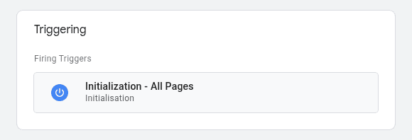 GTM Tag Triggering - Initialization - All Pages