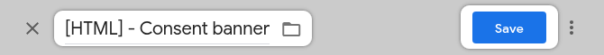 Name your Tag in Google Tag Manager