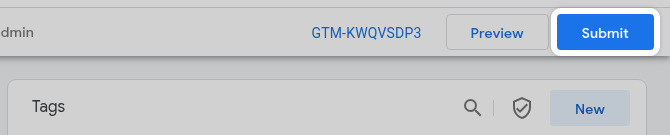 GTM Submit button